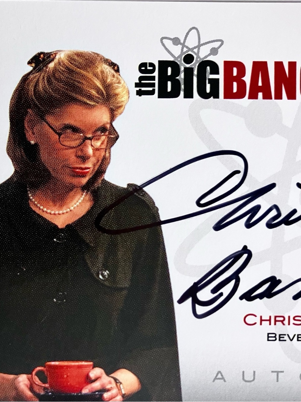 BIG BANG THEORY Signed Trading Card / CHRISTINE BARANSKI as Beverly Hofstadter